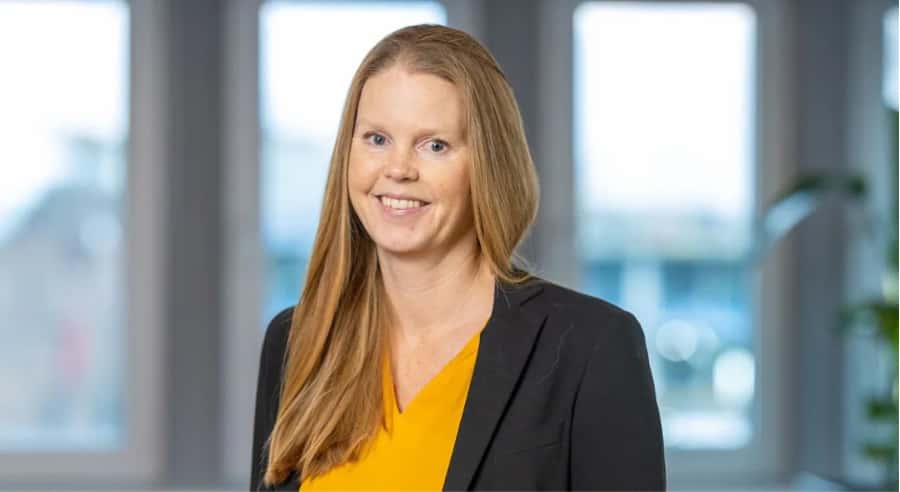 Martine Linnestad, project manager at Obos Eiendom. Photo: Obos.